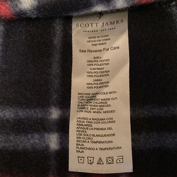 Scott James Jacket Navy Blue Knit Fully Lined NWT Jacket - Picture 12 of 12